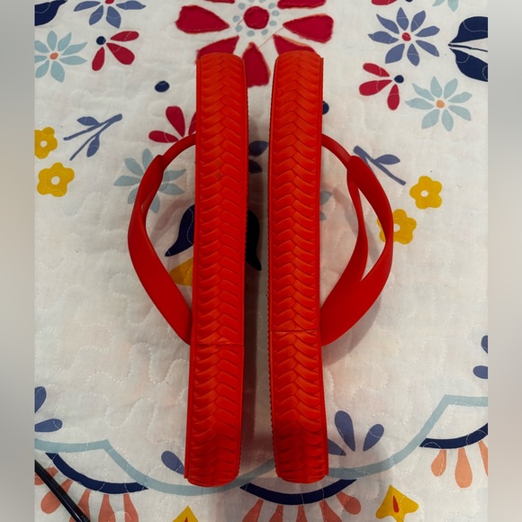 Red Flip Flops - Picture 4 of 5